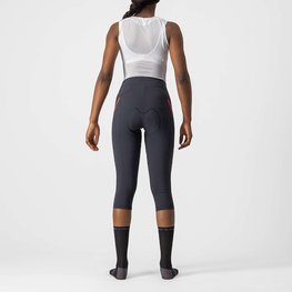 CASTELLI Cycling 3/4 lenght shorts without bib - VELOCISSIMA 3 LADY - pink/grey