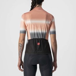 CASTELLI Cycling short sleeve jersey - DOLCE LADY - grey/black/pink