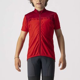 CASTELLI Cycling short sleeve jersey - NEO PROLOGO KIDS - red