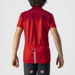 CASTELLI Cycling short sleeve jersey - NEO PROLOGO KIDS - red