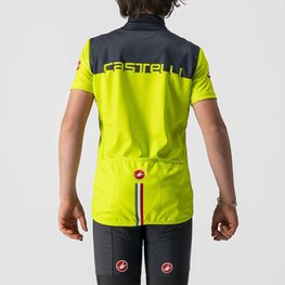 CASTELLI Cycling short sleeve jersey - NEO PROLOGO KIDS - yellow/blue