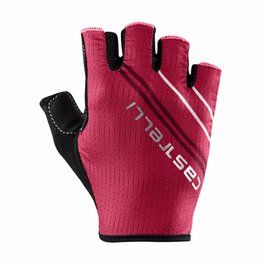 CASTELLI Cycling fingerless gloves - DOLCISSIMA 2 LADY - red