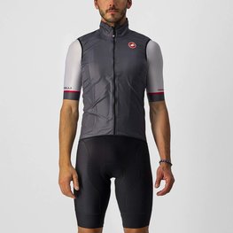 CASTELLI Cycling gilet - ARIA - grey