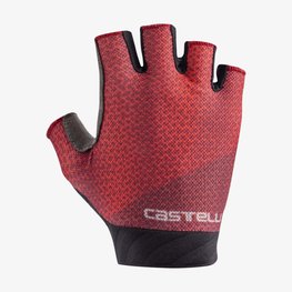 CASTELLI Cycling fingerless gloves - ROUBAIX GEL 2 LADY - bordeaux