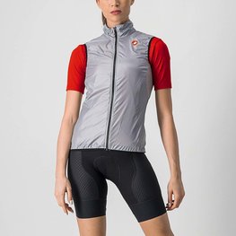 CASTELLI Cycling gilet - ARIA LADY - silver