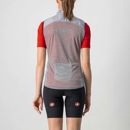 CASTELLI Cycling gilet - ARIA LADY - silver