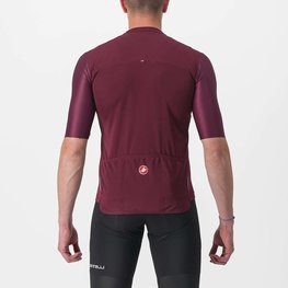 CASTELLI Cycling short sleeve jersey - PROLOGO VII - yellow/ivory/bordeaux