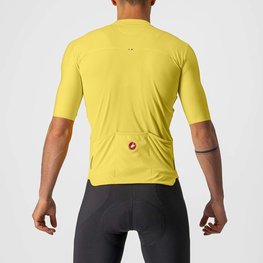 CASTELLI Cycling short sleeve jersey - PROLOGO VII - yellow/ivory