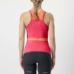 CASTELLI Cycling sleeveless jersey - SOLARIS LADY - pink