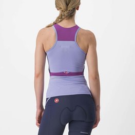 CASTELLI Cycling sleeveless jersey - SOLARIS LADY - purple