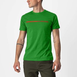 CASTELLI Cycling short sleeve t-shirt - VENTAGLIO TEE - green