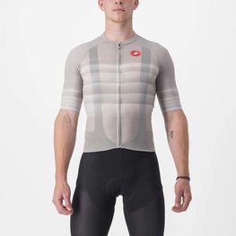 CASTELLI Cycling short sleeve jersey - CLIMBER'S 3.0 - grey
