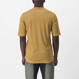 CASTELLI Cycling short sleeve jersey - TRAIL TECH 2 - yellow