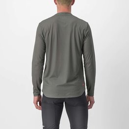CASTELLI Cycling summer long sleeve jersey - TRAIL TECH 2 - grey