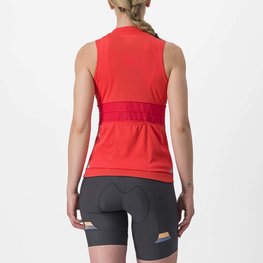 CASTELLI Cycling sleeveless jersey - ANIMA 4 LADY - orange