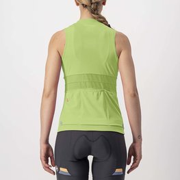 CASTELLI Cycling sleeveless jersey - ANIMA 4 LADY - light green