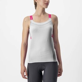 CASTELLI Cycling sleeveless jersey - BAVETTE LADY - ivory