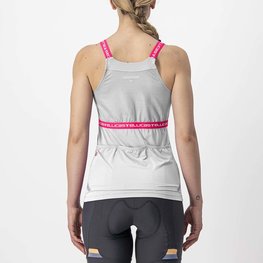 CASTELLI Cycling sleeveless jersey - BAVETTE LADY - ivory
