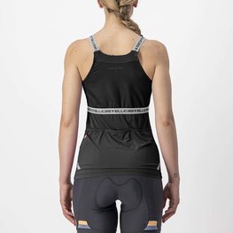 CASTELLI Cycling sleeveless jersey - BAVETTE LADY - anthracite