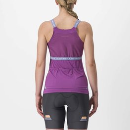 CASTELLI Cycling sleeveless jersey - BAVETTE LADY - purple