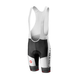 CASTELLI Cycling bib shorts - INFERNO - white/black