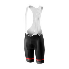 CASTELLI Cycling bib shorts - VOLO - white/black