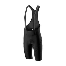 CASTELLI Cycling bib shorts - VELOCISSIMO IV - black/white