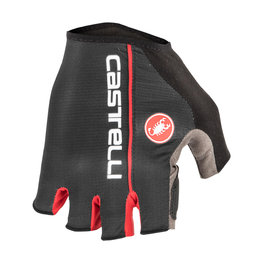 CASTELLI Cycling fingerless gloves - CIRCUITO - black/red