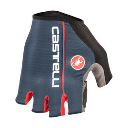 CASTELLI Cycling fingerless gloves - CIRCUITO - orange/blue