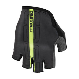 CASTELLI Cycling fingerless gloves - TEMPO - grey/yellow