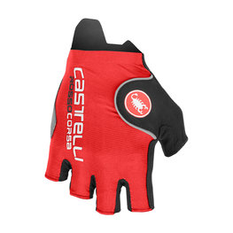 CASTELLI Cycling fingerless gloves - ROSSO CORSA PRO - red