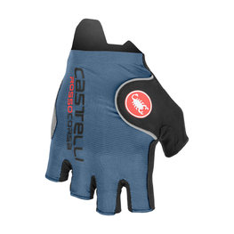 CASTELLI Cycling fingerless gloves - ROSSO CORSA PRO - blue