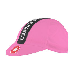 CASTELLI Cycling hat - RETRO 3 - pink/black
