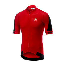 CASTELLI Cycling short sleeve jersey - VOLATA 2.0 - black/red