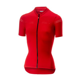 CASTELLI Cycling short sleeve jersey - PROMESSA 2.0 LADY - red