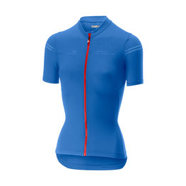 CASTELLI Cycling short sleeve jersey - PROMESSA 2.0 LADY - blue