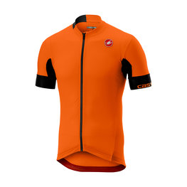 CASTELLI Cycling short sleeve jersey - AERO RACE 4.1 SOLID - orange