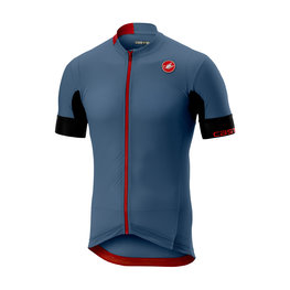 CASTELLI Cycling short sleeve jersey - AERO RACE 4.1 SOLID - blue