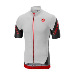 CASTELLI Cycling short sleeve jersey - ENTRATA 3.0 - white/red