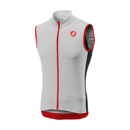 CASTELLI Cycling sleeveless jersey - ENTRATA 3.0 - red/white