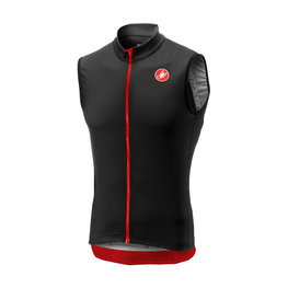 CASTELLI Cycling sleeveless jersey - ENTRATA 3.0 - black/red