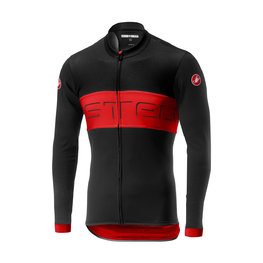 CASTELLI Cycling summer long sleeve jersey - PROLOGO VI SUMMER - red/black