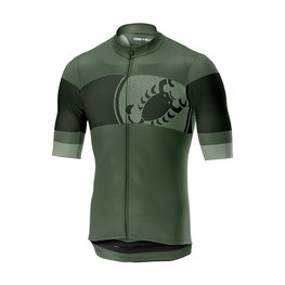 CASTELLI Cycling short sleeve jersey - RUOTA - green