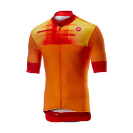 CASTELLI Cycling short sleeve jersey - A BLOC - orange