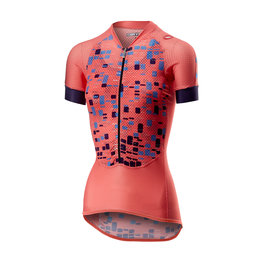 CASTELLI Cycling short sleeve jersey - CLIMBER'S LADY - pink