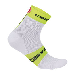 CASTELLI Cyclingclassic socks - FREE 6 - white/yellow