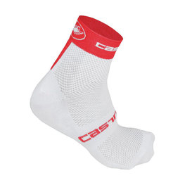 CASTELLI Cyclingclassic socks - FREE 6 - white/red