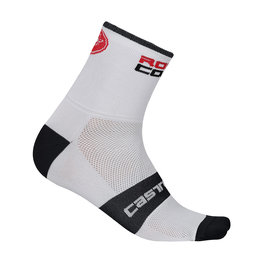 CASTELLI Cyclingclassic socks - ROSSO CORSA 9 - white