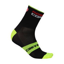 CASTELLI Cyclingclassic socks - ROSSO CORSA 9 - black/yellow