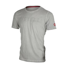 CASTELLI Cycling short sleeve t-shirt - BASSORILIEVO - grey